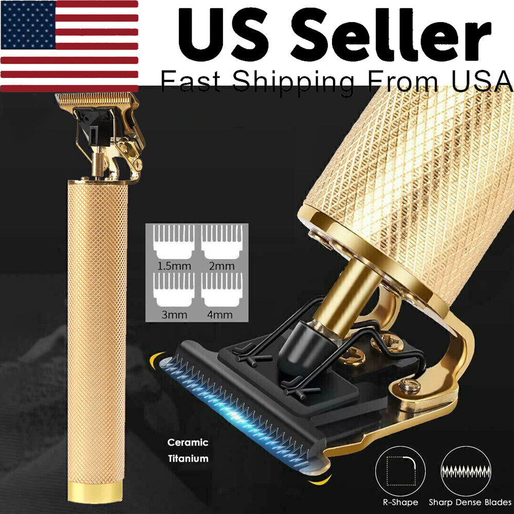 Pro Zero Gapped Cordless T-Outliner Hair Clipper Electric Tr