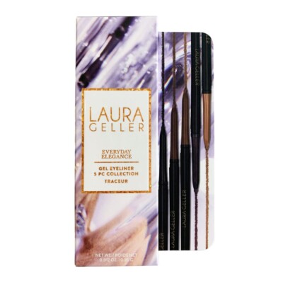 Laura Geller Gel Eyeliner Everyday Elegance 5 Piece Collection New