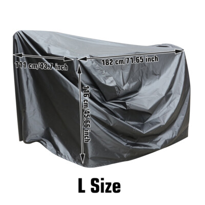 Waterproof Lawn Mower Cover UV Protector Heavy Duty Push Mower Universal Large