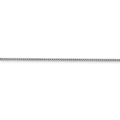 Pre-owned Superdealsforeverything Real 14kt White Gold 24 Inch 1.3mm Franco With Lobster Clasp Chain; 24 Inch