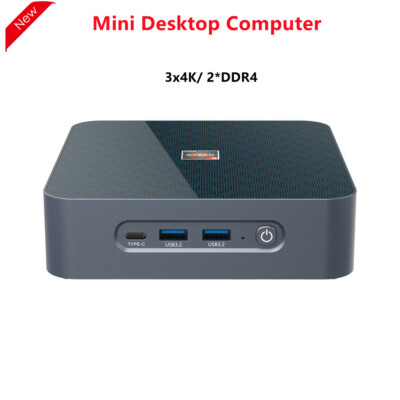 R3 5400U Mini PC Desktop Computer 2*DDR4 3x4K HD Display Supports 2*M.2 SSD