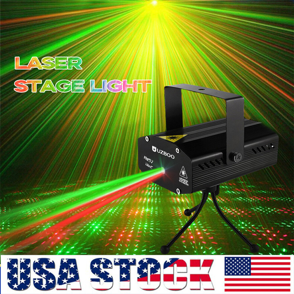 Laser Projector Stage Lights Mini LED R&G Disco Lighting Xma