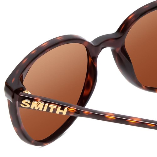 Pre-owned Smith Cheetah Lady Sunglasses Tortoise Brown Gold/cp Polarized Green Mirror 54mm In Multicolor