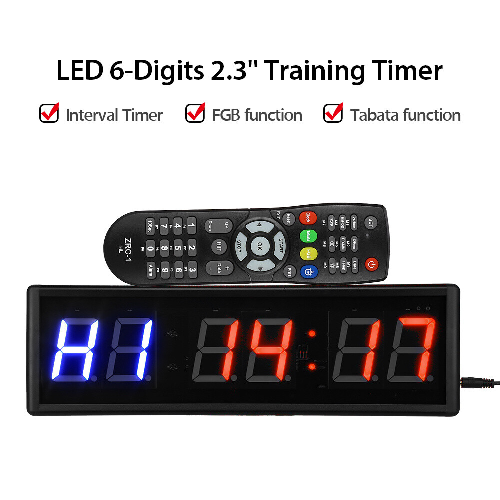 running watch with interval timer