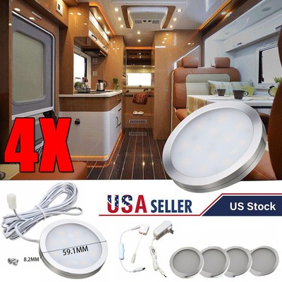 4X LED Recessed Light Ceiling Fixtures Downlight Spot Lamp Ultra Slim Warm White