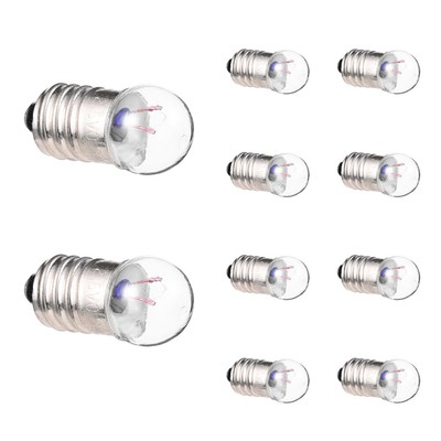 10pcs Miniature Bases Tiny Light Bulbs E10 Bulb 2. 5v Miniature Light Bulb