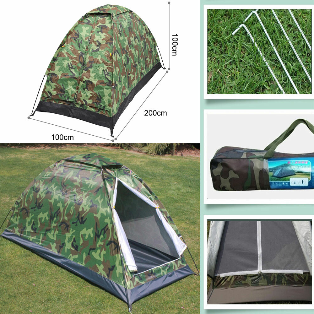 1 Personen Zelt Sekundenzelt Campingzelt Wurfzelt