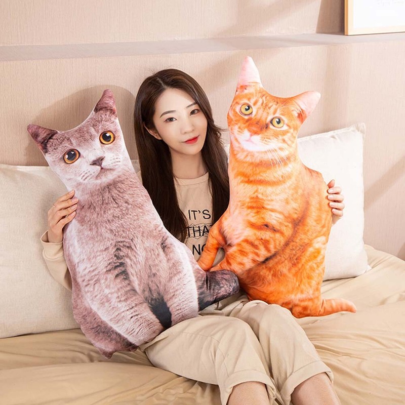 3D The Simulation Cat Cushion Cover Car /Hotel Home Decoration Pillow Case Cover