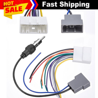 FOR NISSAN CAR STEREO WIRING HARNESS ADAPTER CD RADIO CABLE INSTALL PLUG 70-7552