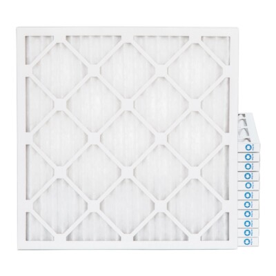 10x10x1 MERV 8 Pleated AC Furnace Air Filters.    12 Pack