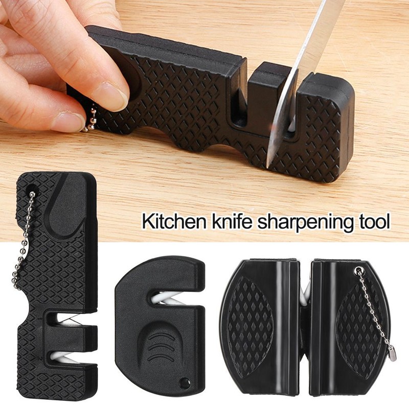 Knife Sharpener Pocket Ceramic Sharpen Diamond Tool Scissor Sharpen