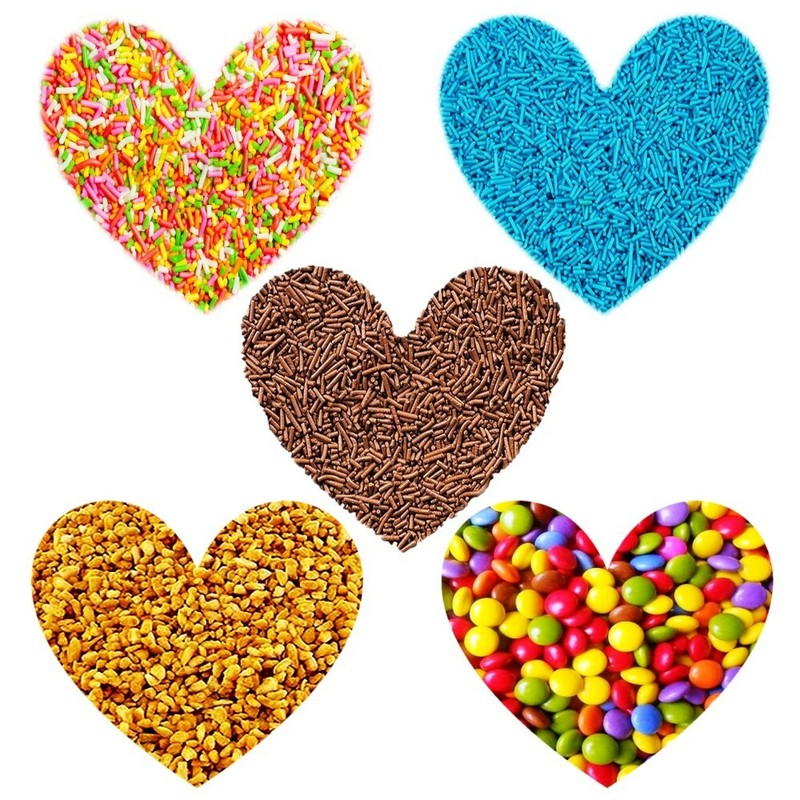 Zuckerstreusel Blau Bunt Schoko Streusel Eisstreusel Bunte Schokolinsen 1kg