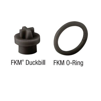 (1)-Stenner Pump Injection Parts FKM Check Valve Duckbill & O-Ring UCKMDB0