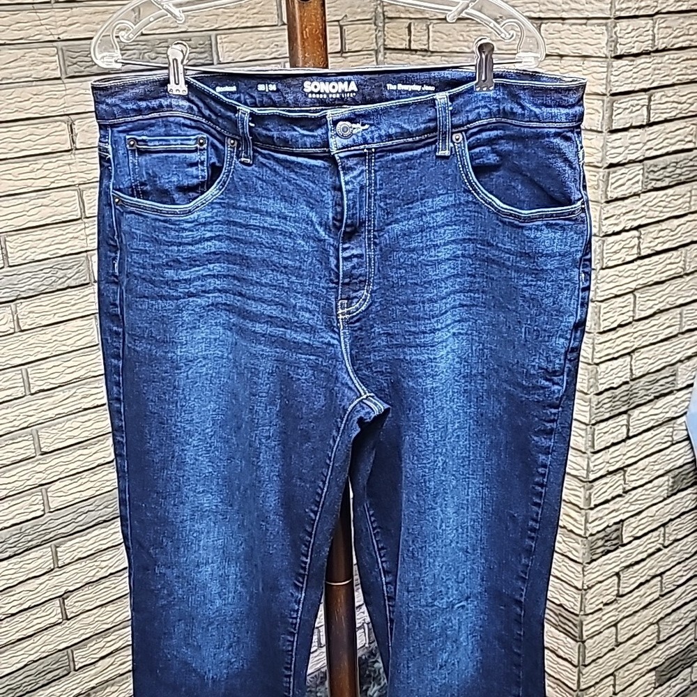 Mens Sonoma Bootcut Everyday Jeans Sz 38x34