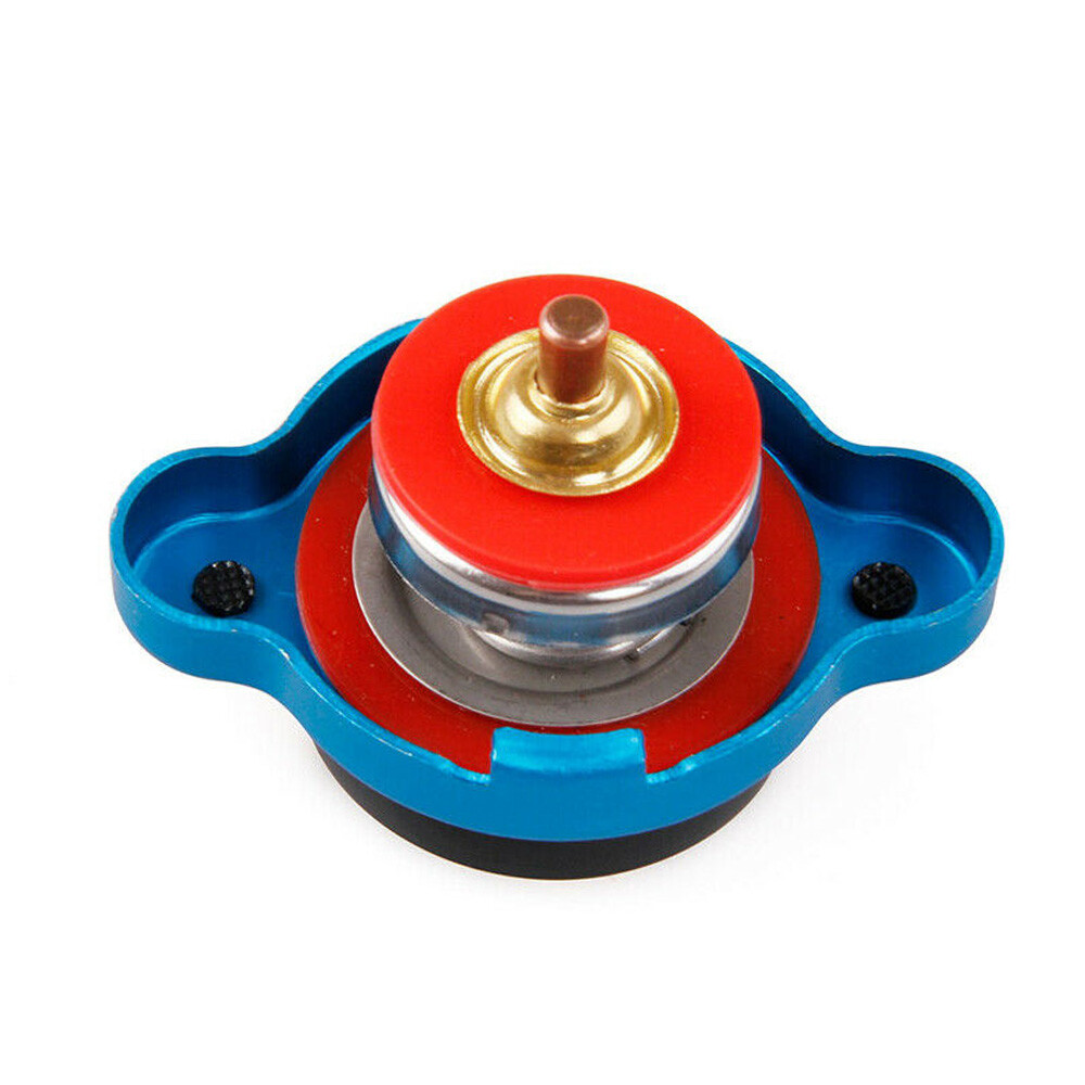 0.9BAR Universal Car Thermostat Radiator Cap + w/Water Temp Gauge Cover