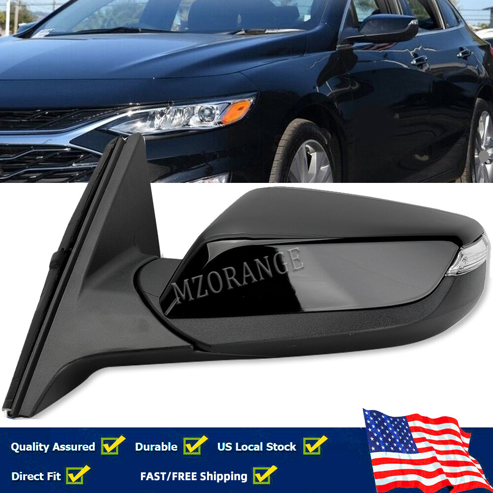 Левое боковое зеркало водителя с 7 контактами для Chevy Malibu LT Hybrid 2016-2019 2020 2021 2022