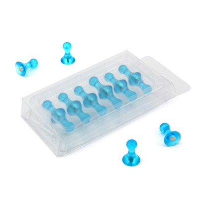 Pequeño color afrutado bolo imanes - celeste (20 paquetes de 12)