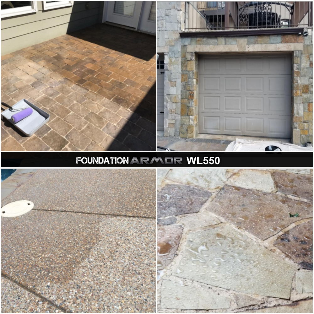 Armor WL550 Matte Wet Look Concrete, Brick, and Paver Sealer - 1 GAL