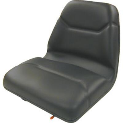 Michigan Style Black Seat w/ Slide Track Fits Bobcat Fits Case Fits Ford Fi
