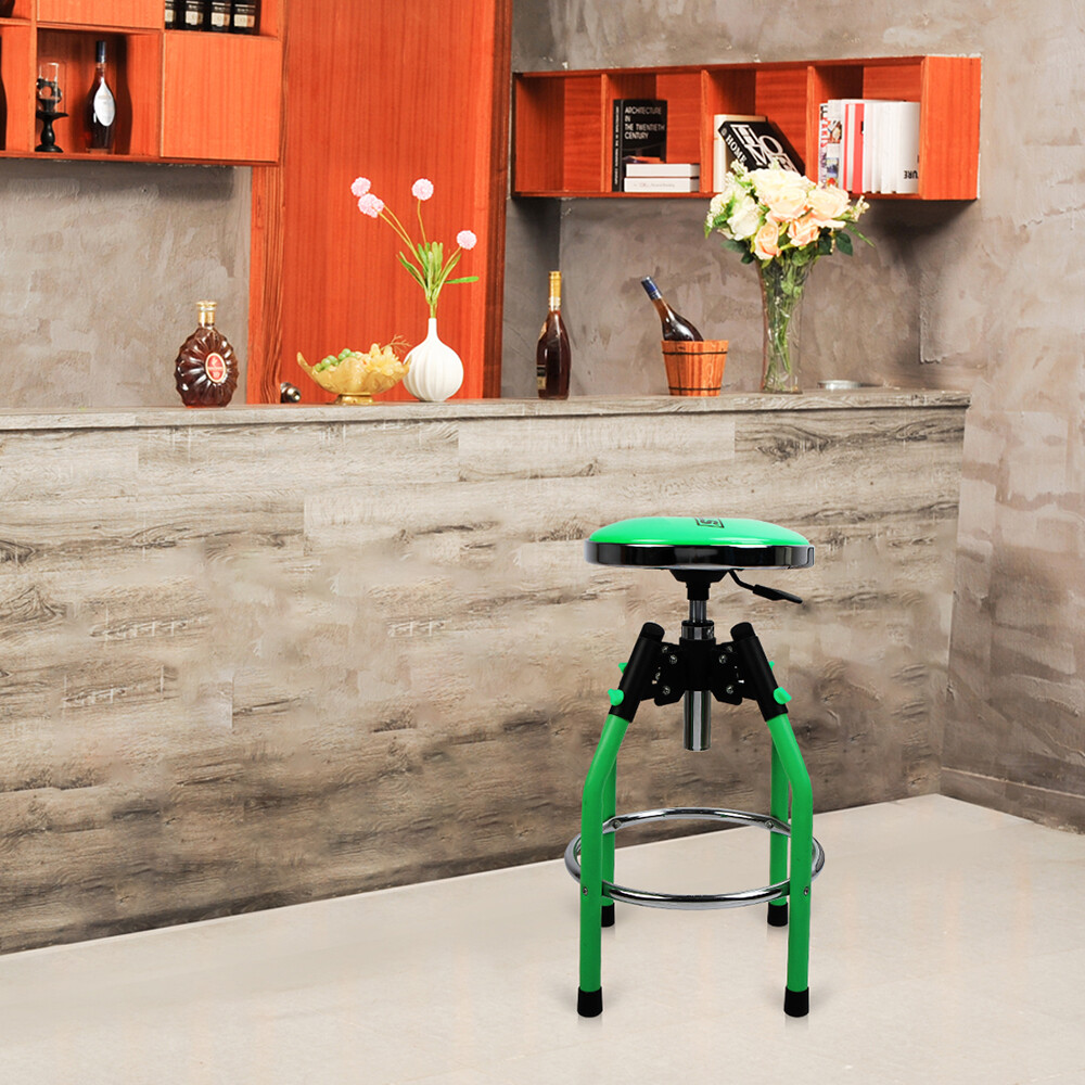 WORKPRO Adjustable Hydraulic Shop Stool Garage Bar Stool HeavyDuty 330Pounds Max