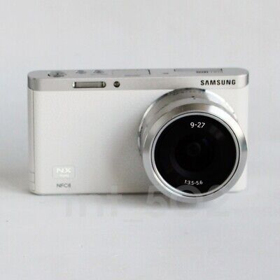 Samsung NX Mini 20.5MP Digital Camera - White Kit w/ NX-M 9-27mm Lens #0126H
