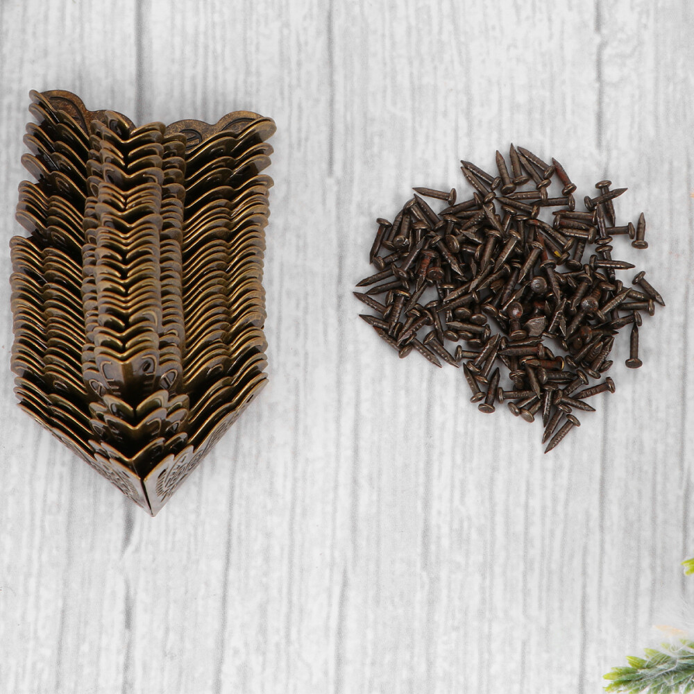 30pcs Eckbeschlag Möbelbeschlag Antikbeschlag Beschläge Zierbeschlag