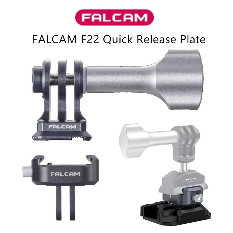 F22 Clamp Quick Release Plate Quick Release Base Ball Head for Gopro Cameras
