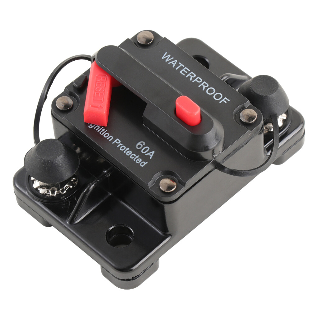 DC 24V Trolling Motor 60 Amp WATERPROOF Resettable Fuse Circuit Breaker