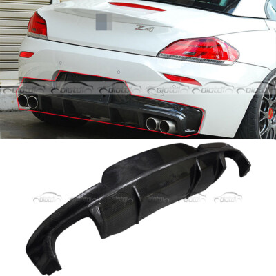For BMW E89 Z4 M-Tech 2009UP 3D Style Rear Diffuser Bumper Lip Carbon Fiber