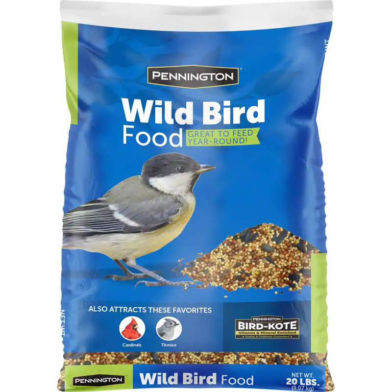 Milo Millet Wheat Sunflower Cardinals Titmice