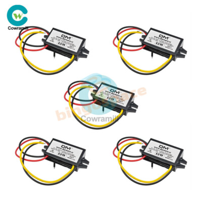 Car Power Supply Converter 12V-5V 3A 15W DC-DC Buck Converter Step Down Module