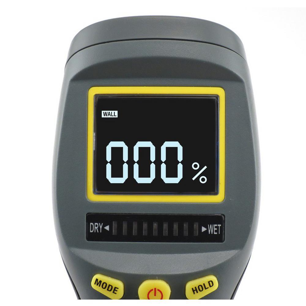 Professional Digital Pinless Moisture Meter with Backlit LCD