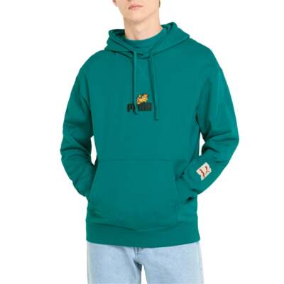 

Puma X Garfield Graphic Hoodie Mens Blue Casual Outerwear 534435-86, Синий
