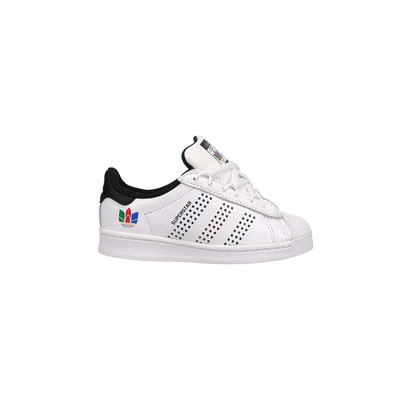 Adidas Superstar Toddler Boys Белые кроссовки Повседневная обувь FX7454