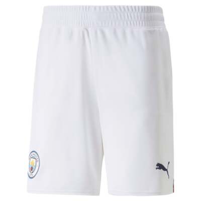 

Футбольные шорты Puma Mcfc 2223 Replica мужские, размер , повседневные спортивные штаны 765752, Белый, Puma Mcfc 2223 Replica Soccer Shorts