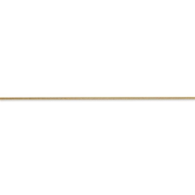 Pre-owned Superdealsforeverything Real 14kt Yellow Gold 24 Inch .8mm Round Snake With Lobster Clasp Chain; 24 Inch