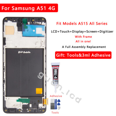 For Samsung A20 A21 A21S A22 A31 A50 A51 A14 A13 A12 LCD Touch Screen Digitizer