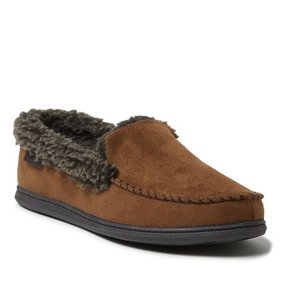 

Мокасины Dearfoams Eli MS с мужскими тапочками Whipstitch, Каштан