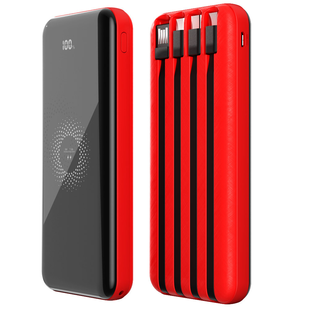 1000000mAh 4 USB Power Bank Backup External Battery Pack Charger for Cell Phone