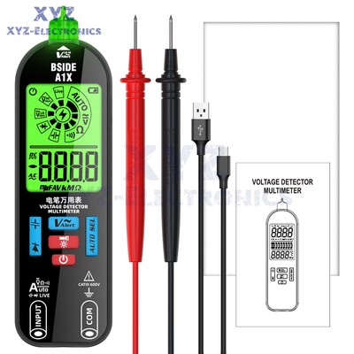 A1X Mini Multimeter Digital DC/AC Voltage Resistance Tester Voltage Detector US