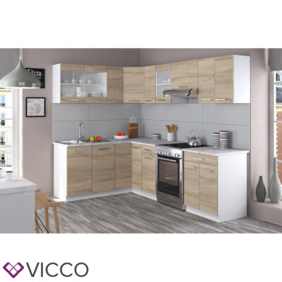 vicco cuisine cuisine intégrée en l bloc de cuisine angle