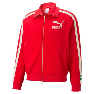 

Спортивная куртка Puma Rhuigi X T7 с полной молнией, мужская повседневная спортивная верхняя одежда размера  53, Красный, Puma Rhuigi X T7 Track Full Zip Jacket