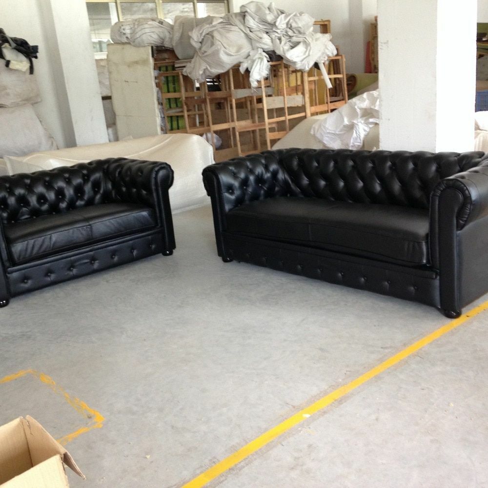 Leather Sofas Couch Chairs For Home Living Room Classical