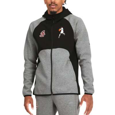 

Мужская серая повседневная спортивная верхняя одежда Puma Shammgod Dime Full Zip Jacket 533933-01, Grey, Puma Shammgod Dime Full Zip Jacket