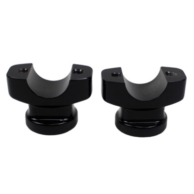 Black 1.25 inch'' handlebar 1.8'' Risers Kit For Harley 13-22 Breakout FXSB FXBR 