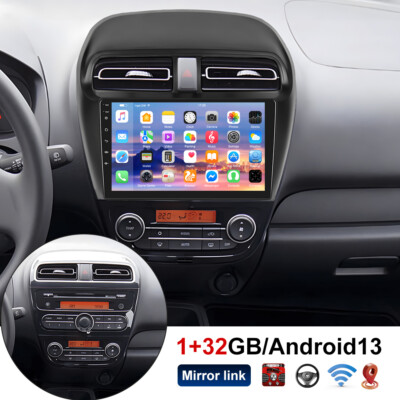 For Mitsubishi Mirage 2012-2024 1+32GB Car Stereo Radio Android 13 GPS Navi WIFI