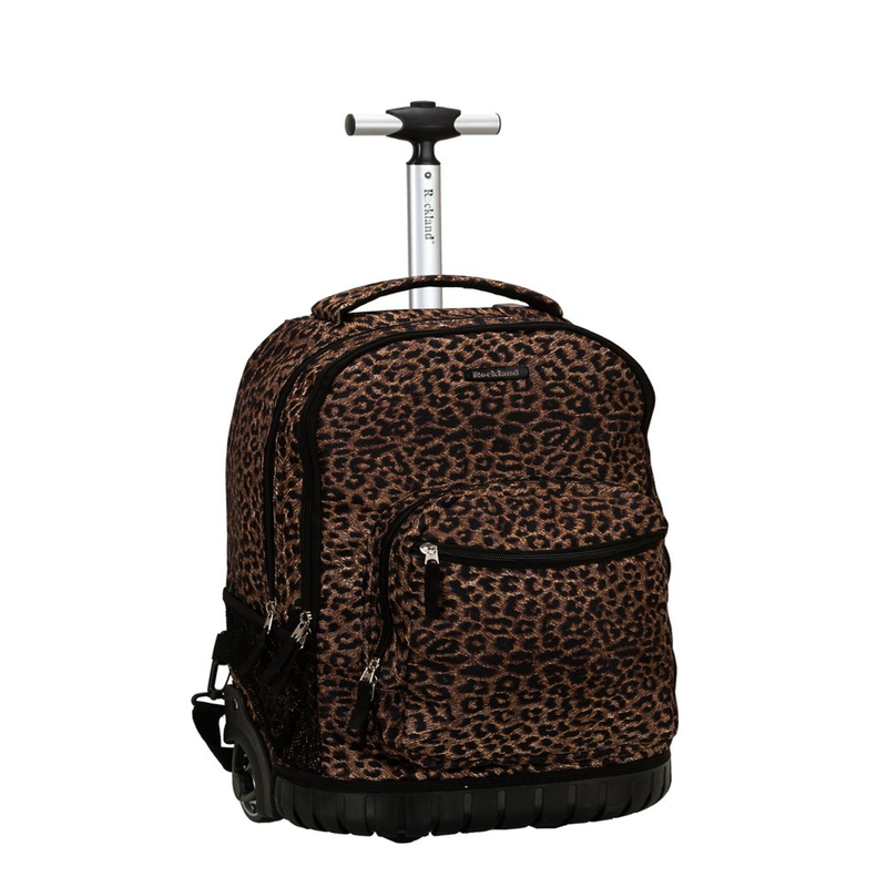 19inch Student Luggage Rolling Backpack School Kids Children Travel Outdoor Bag