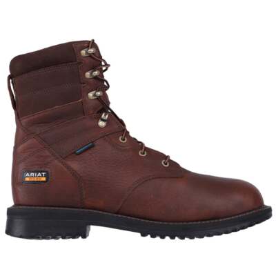 Ariat Rigtek 8-дюймовый широкий электрический композитный носок для мужчин, коричневый, рабочая безопасность S