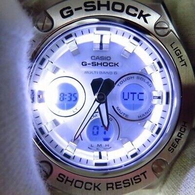 Pre-owned Casio G-shock Tough Solar Multiband6 Gst-w310-7ajf Men\\\'s Watch Japan Import