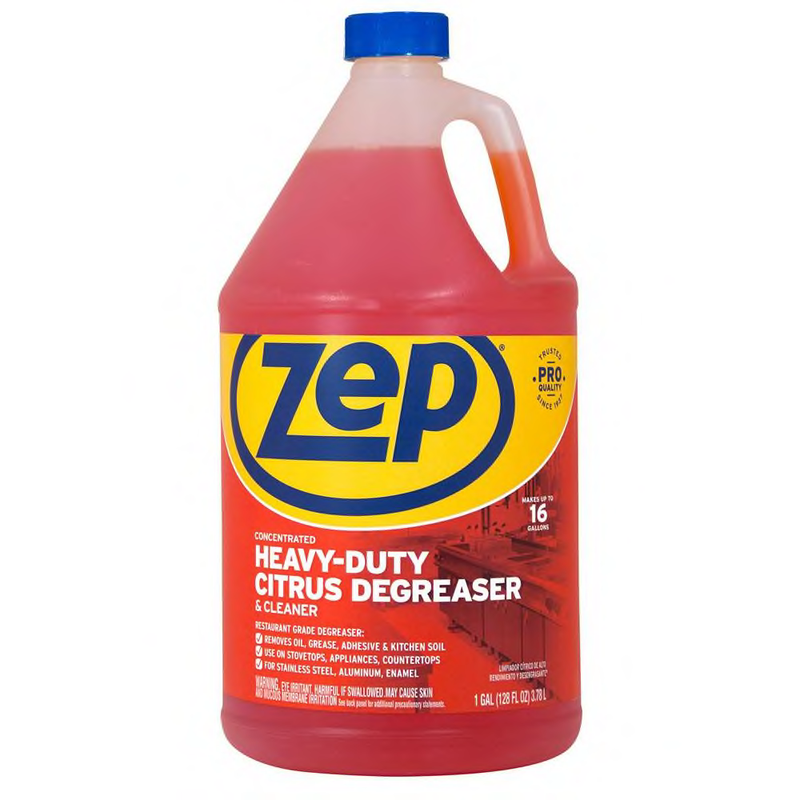 ZEP Heavy-Duty Citrus Scent Degreaser 1 GA Kitchen Liquid Cleaner Bottle